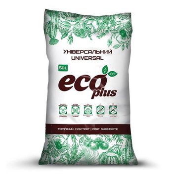 Торф'яний субстрат "Універсальний" "ECO PLUS" 50л.