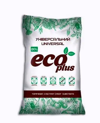 Торфяной субстрат "Универсальный" "ECO PLUS" 80 л